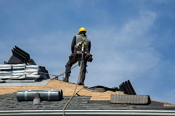 Professional Roof Replacement technician working in Rural Valley, PA